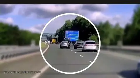 Szaleńczy rajd bezkarnego pirata drogowego na A4