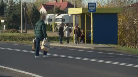 W Rogówku nie ma przejścia dla pieszych