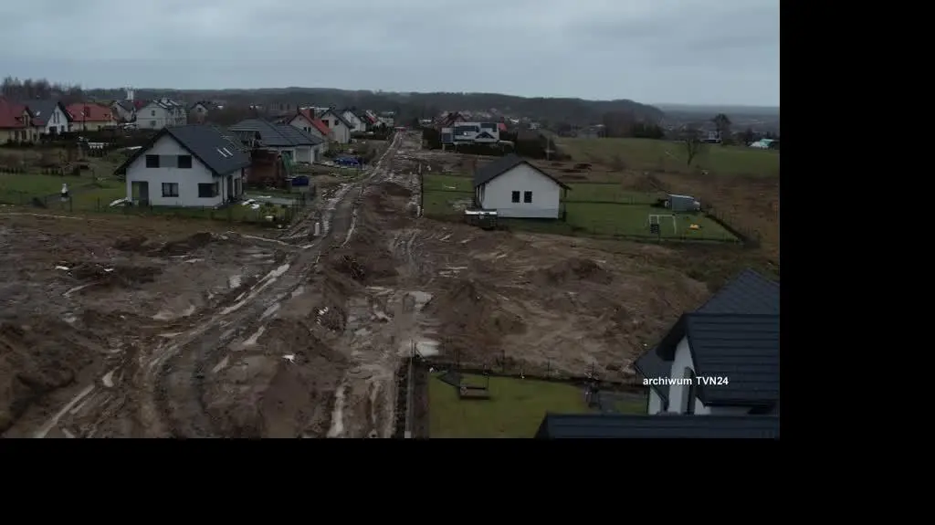 Zamiast drogi mają błoto