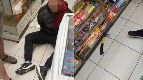 Z goglami na twarzy i siekierą w ręce napadał na sklepy. Policja zatrzymała nastolatka
