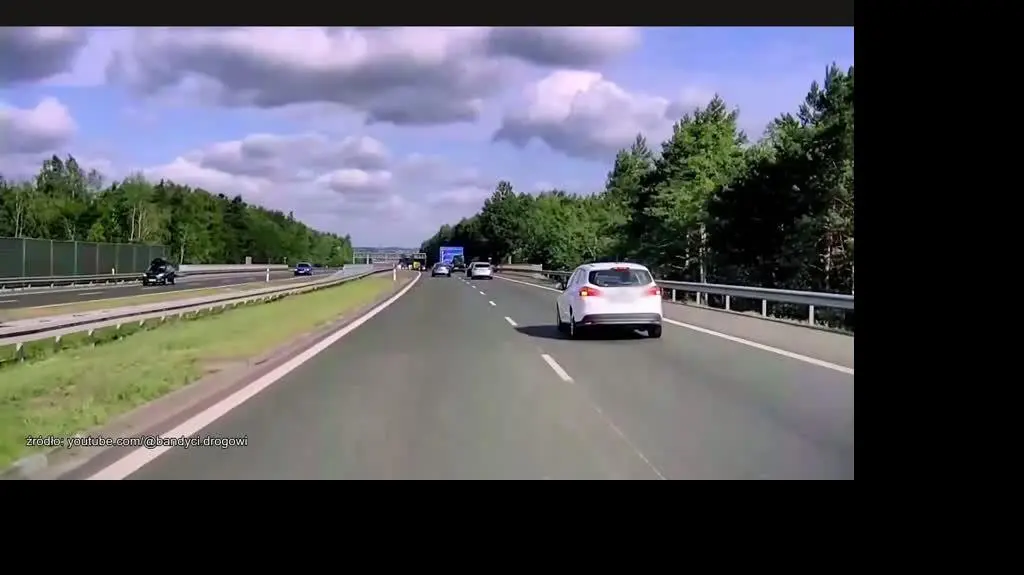 Szaleńczy rajd bezkarnego pirata drogowego na A4