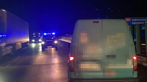 Jechał pod prąd autostradą, okazało się, że był kompletnie pijany