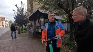 Przejechał ledwie kawałek i odpadło koło. Czy pan Piotr wygra z globalnym gigantem? 