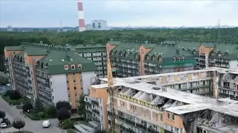 W pożarze bloku w Ząbkach stracili dorobek życia