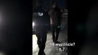 Reporter Uwagi! zatrzymał pijanego kierowcę. Zobacz nagranie