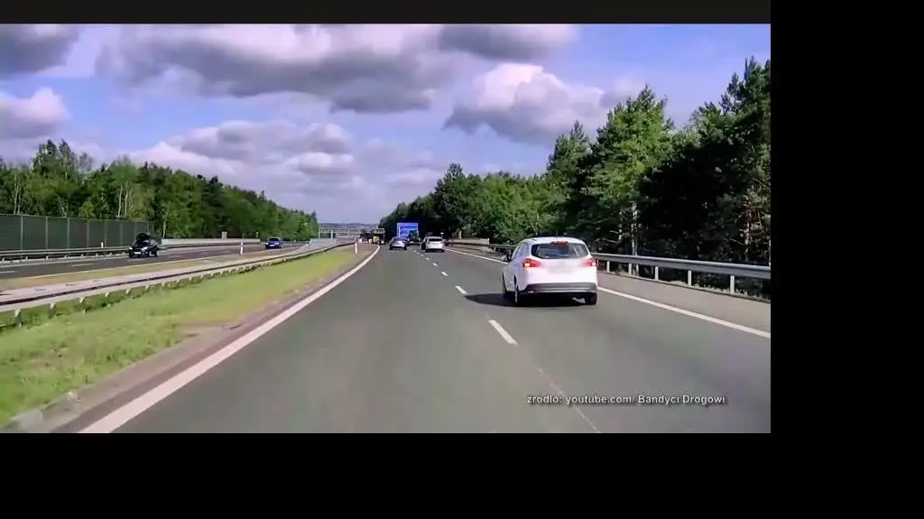 Odebrane prawo jazdy, a potem szaleńcza jazda po A4