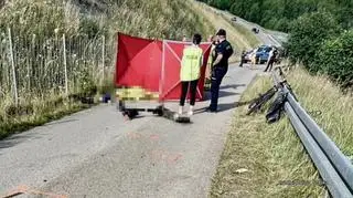 12-letniego chłopca znaleziono przy drodze. Obok leżała hulajnoga elektryczna