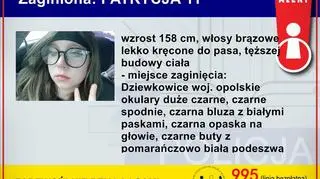 Poszukiwania 11-letniej Patrycji. Policja uruchomiła system Child alert