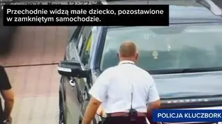 Niemowlę pozostawione w rozgrzanym samochodzie. Dzięki szybkiej reakcji świadków udało się je uratować