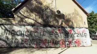 Zamalowali graffiti na swoim domu i zaczęły się kłopoty