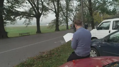 Student zamieszkał w samochodzie