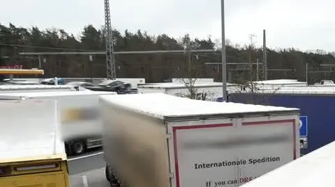 Strajk kierowców ciężarówek