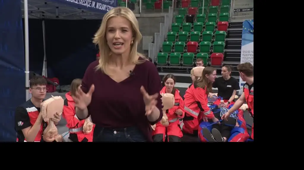 Daria Górka w sztabie WOŚP w Sosnowcu