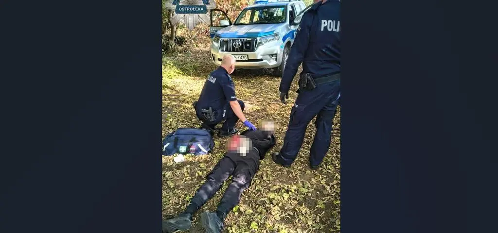 Ujęcie nożownika w Ostrołęce