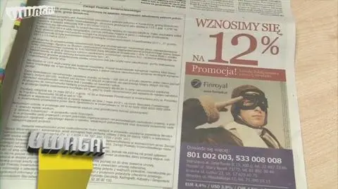 KNF o działalności Finroyal