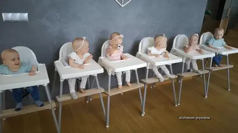 Koronawirus. Sześcioraczki z Krakowa i ich rodzice - jak sobie radzą?