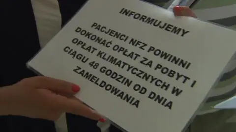 Nielegalne opłaty uzdrowiskowe