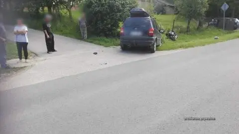 Uderzył w nią pijany motocyklista bez prawa jazdy. Ona jest winna?