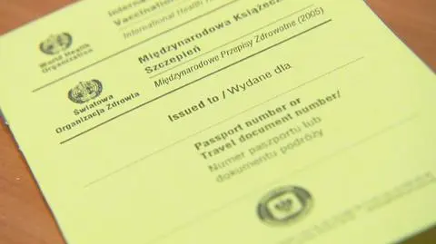 Żółta książeczka, czyli zielony paszport to książeczka szczepień