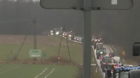 Trwają protesty rolników