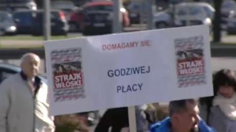 Strajk pracowników hipermarketów